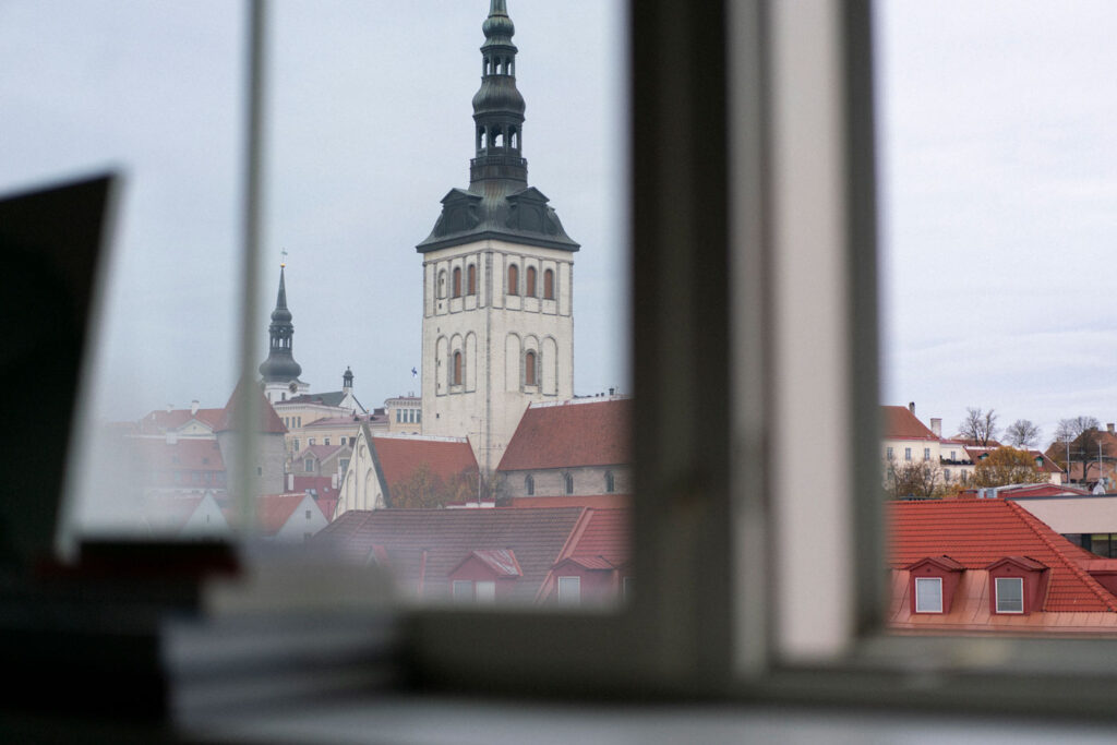 Vaade Sirja-Liisa Eelma aknast Vabaduse väljakul. Foto: Fidelia Regina Randmäe